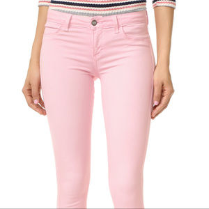 SIWY Hannah Low Rise Skinny Pink Pastel Jeans Mock